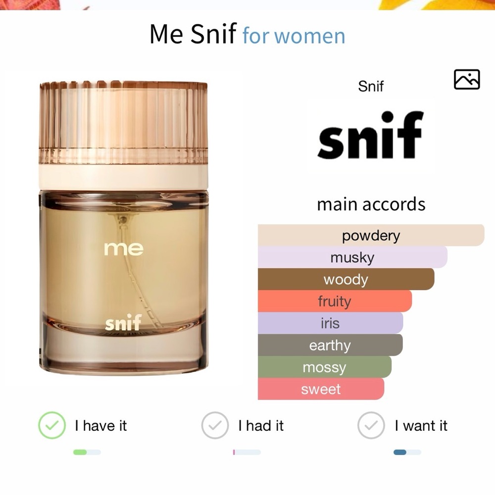 Snif: Me Women's Perfume